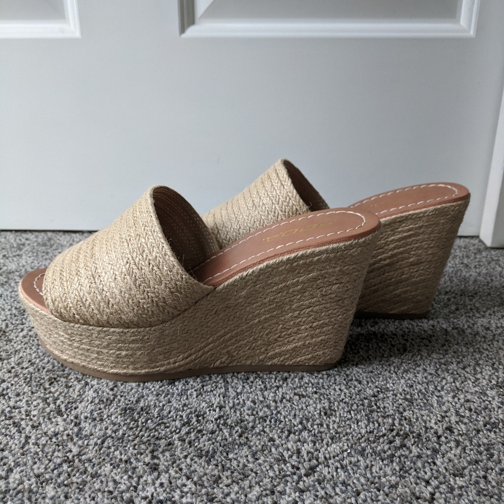 Jute Espadrille Wedge Sandal